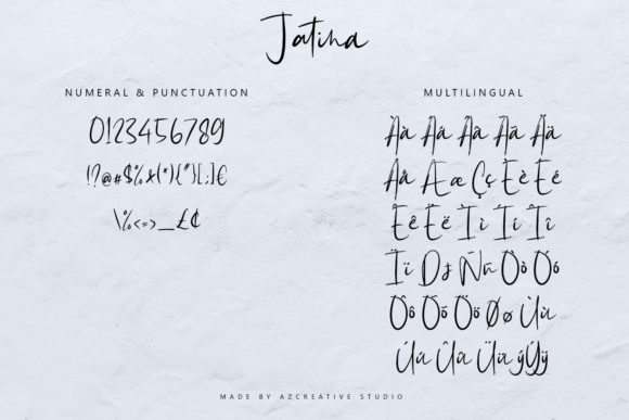 Jatina Font Poster 8