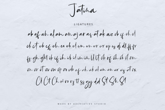 Jatina Font Poster 9