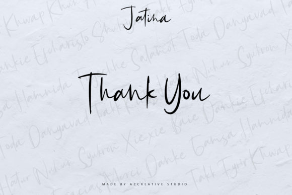 Jatina Font Poster 10