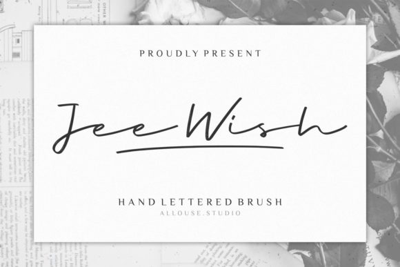 Jee Wish Font Poster 1