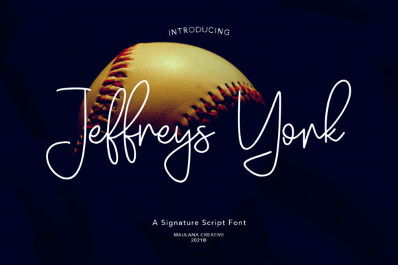 Jeffreys York Font Poster 1