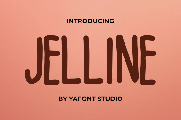 Jelline Font Poster 3