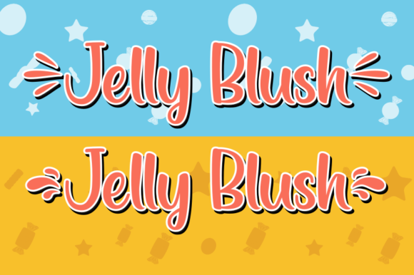 Jellyblush Font Poster 2