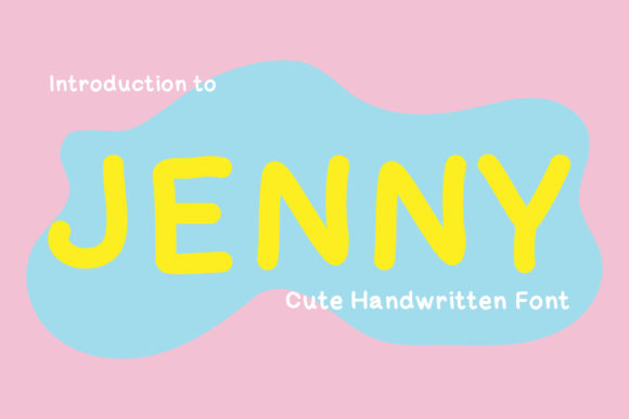 Jenny Font Poster 1