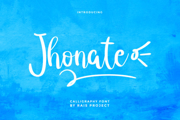 Jhonate Font Poster 1