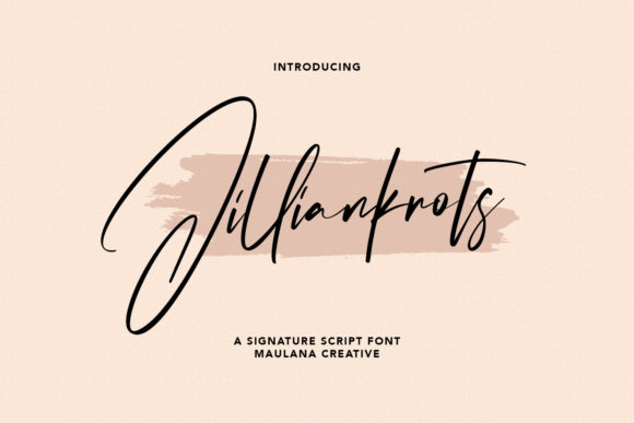 Jilliankrots Font