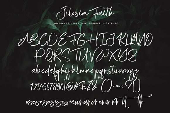 Jilosim Faith Font Poster 11