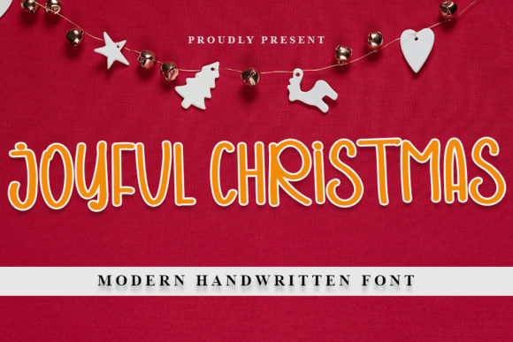 Joyful Christmas Font Poster 1