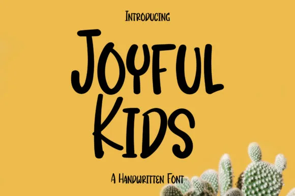 Joyful Kids Font Joyful Kids Font Poster 1