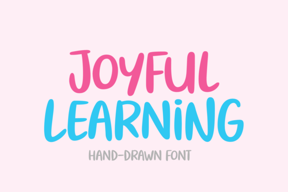 Joyful Learning Font Poster 1