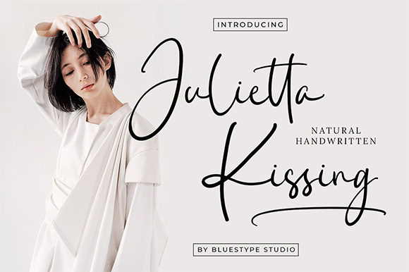 Julietta Kissing Font Poster 1