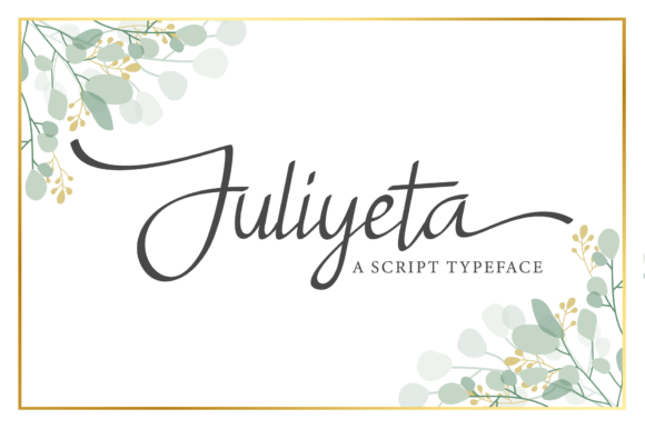 Juliyeta Font Poster 1