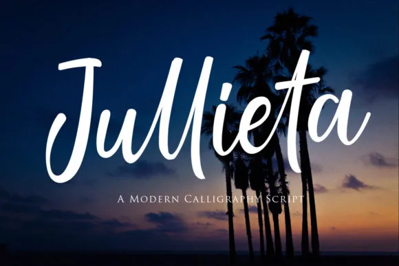 Jullieta Font Jullieta Font Poster 1