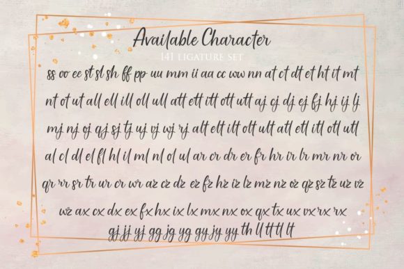 Jullieta Font Poster 11
