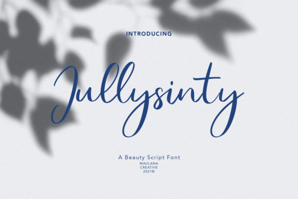 Jullysinty Font Poster 1