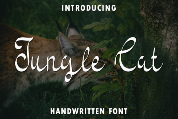 Jungle Cat Font Poster 1