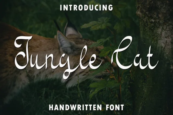 Jungle Cat Font Jungle Cat Font Poster 1