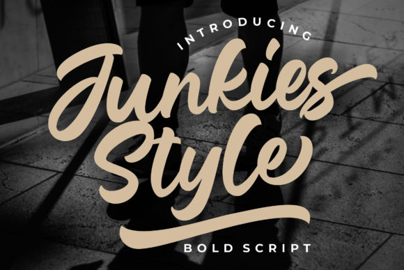 Junkies Style Font Poster 1