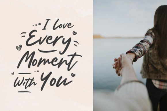 Just for You Font Poster 5