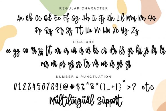 Just Simple Font Poster 7