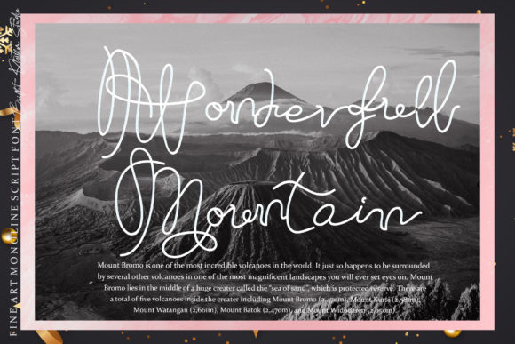 Just Thought Font Poster 2