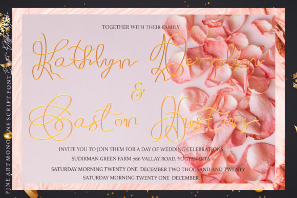 Just Thought Font Poster 4