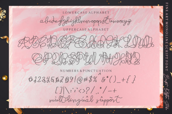 Just Thought Font Poster 6