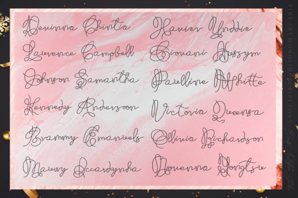 Just Thought Font Poster 7
