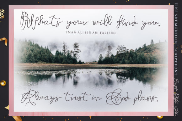 Just Thought Font Poster 8