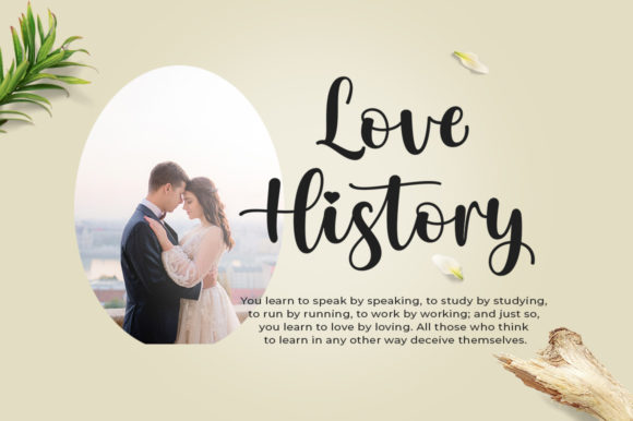 Justine Garden Font Poster 3