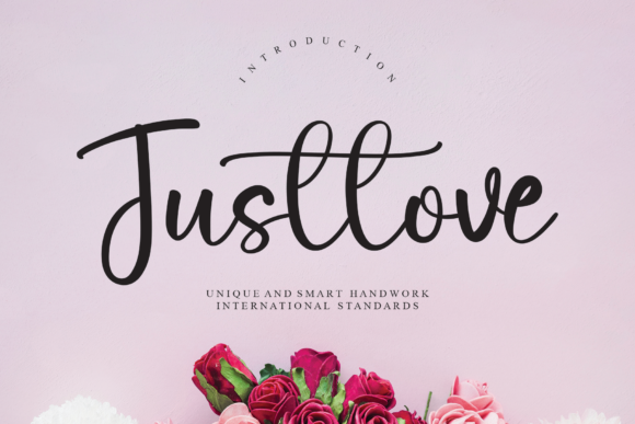 Justlove Font Poster 1