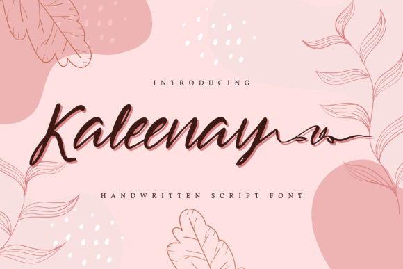 Kaleenay Font Poster 1