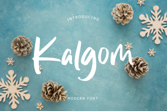Kalgom Font Poster 1