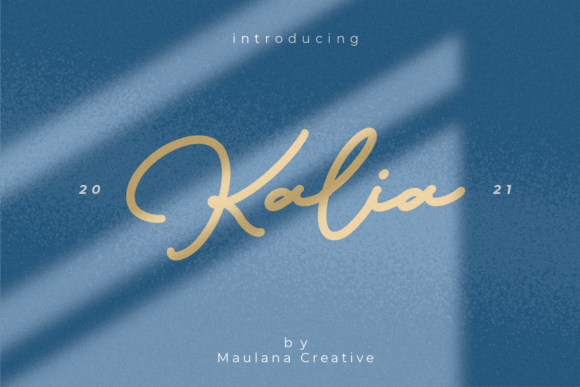 Kalia Font Poster 1