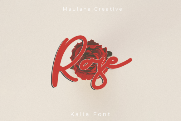 Kalia Font Poster 5