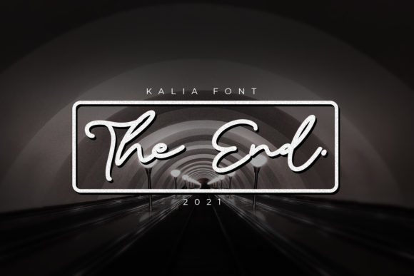 Kalia Font Poster 9