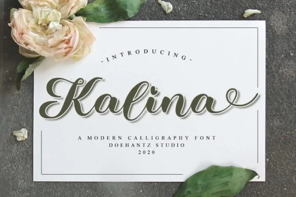 Kalina Font Kalina Font Poster 1