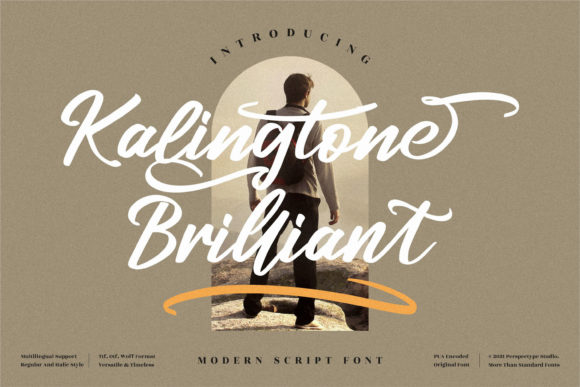 Kalingtone Brilliant Font Poster 1