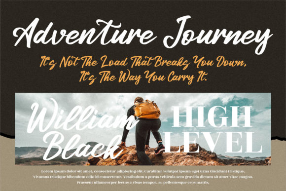 Kalingtone Brilliant Font Poster 10