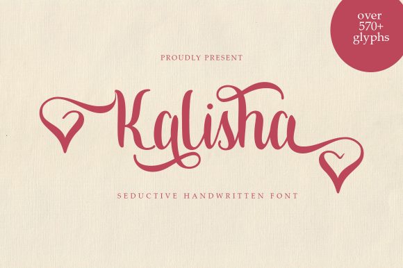 Kalisha Font Poster 1