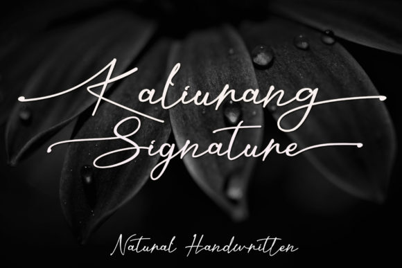 Kaliurang Signature Font