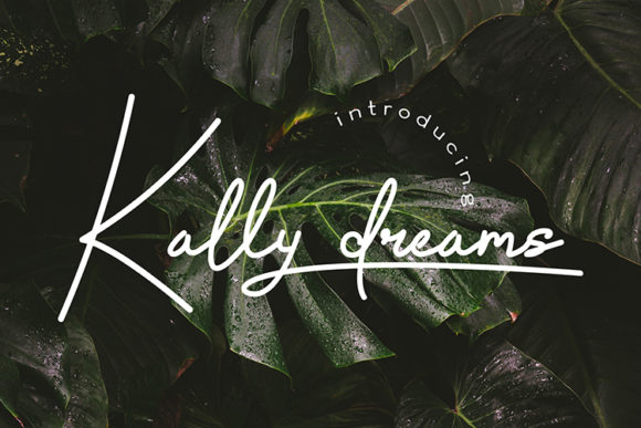 Kally Dreams Font Poster 1