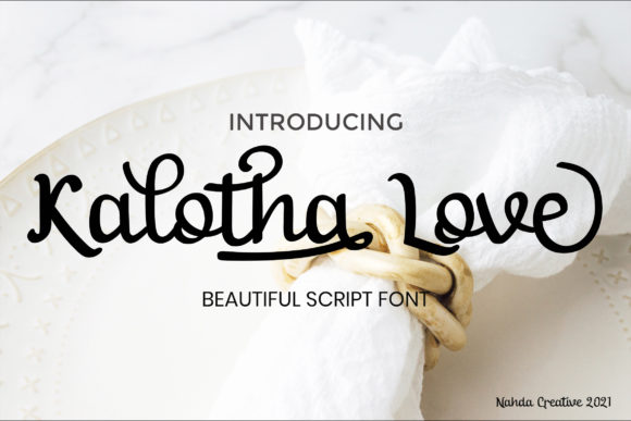 Kalotha Love Font Poster 1