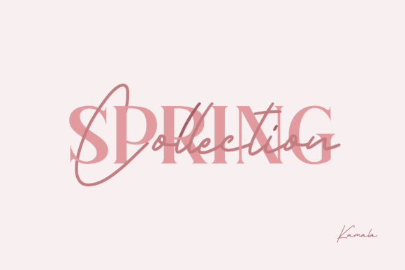 Kamala Font Poster 2