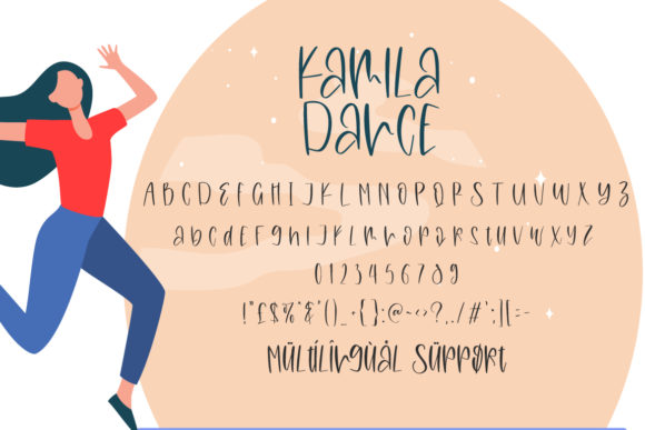 Kamila Dance Font Poster 6