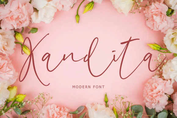 Kandita Font Kandita Font Poster 1