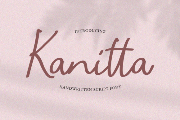 Kanitta Font Poster 1