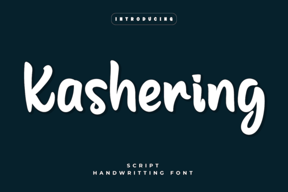 Kashering Font Poster 1