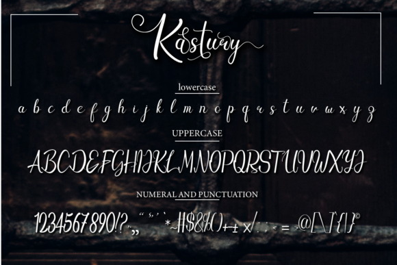 Kastury Font Poster 7