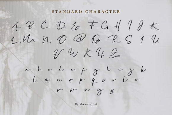 Katagami Signature Font Poster 5